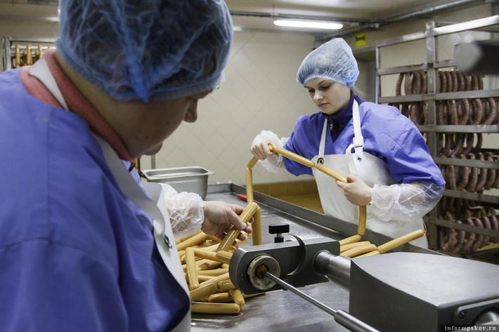 В Псковской области цех по переработке мяса ООО «ПсковАгроИнвест» вышел на полную мощность 