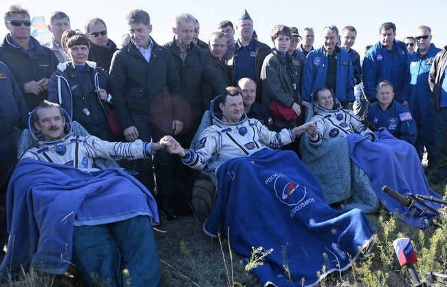 Экипаж ТПК «Союз ТМА-07М» благополучно вернулся на Землю - фото 1