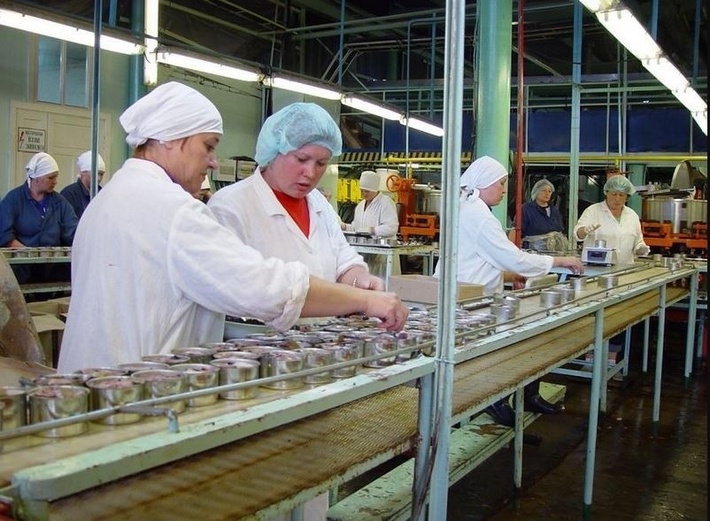 Цех по производству рыбных консервов ЗАО "Рыбокомбинат Островной"