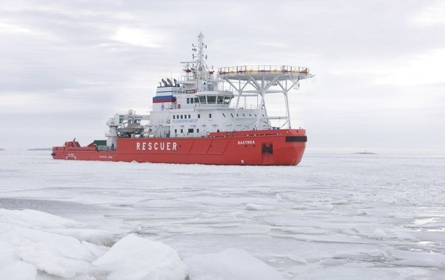 МАСС «Балтика», ледовые испытания, Карское море, март 2015 года