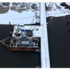 Обход Нижнекамска и Набережных Челнов: монтаж балок пролетного строения эстакадной части моста