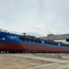 На СЗ «Лотос» спущен на воду сухогруз «Каспийский берег» проекта RSD49