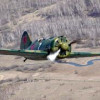 В Новосибирске поднялся в небо восстановленный истребитель И-16