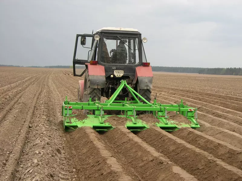 Картинка 10 для поста «Культиватор гребнеобразователь прицепной к трактору производится в России»