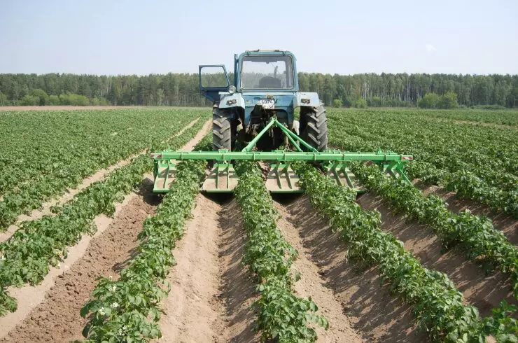 Фото 3 для поста «культиватор: Культиватор гребнеобразователь прицепной к трактору производится в России»