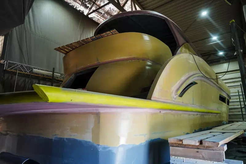 №1 для «Судостроение и судоходство : СЗ Ушаковские верфи ведет строительство флагманской яхты Чайка с необычным дизайном»