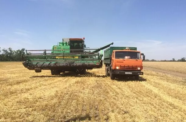 В Калмыкии собрали рекордный урожай зерна в послесоветское время