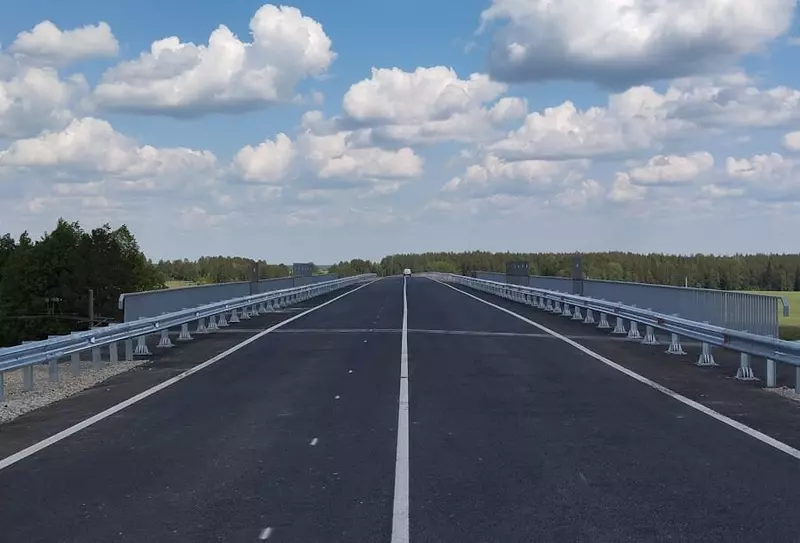 Изображение №2 для статьи «путепровод: Открыто движение по новому путепроводу на Режевском тракте в Свердловской области»