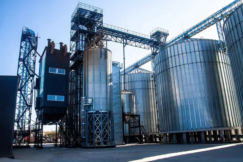 В Курчатовском районе Курской области открыли новый элеватор мощностью 12 тысяч тонн