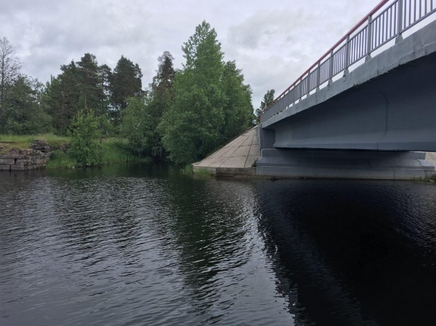 Бумовский мост приозерск