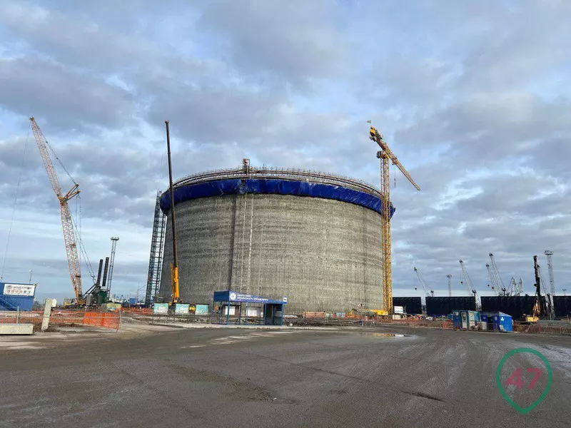 Изображение 3 для публикации «Ход строительства завода СПГ в Усть Луге»