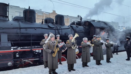 Поезд победы 1945 картинки