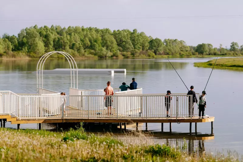 Картинка №7 для новости «В башкирском городе Агидель благоустроили набережную»