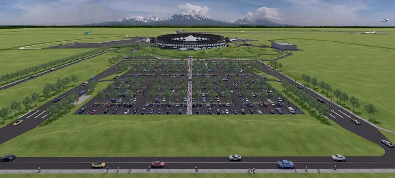 Иллюстрация №6 для «Ход строительства нового аэровокзального комплекса в Елизово Камчатского края»