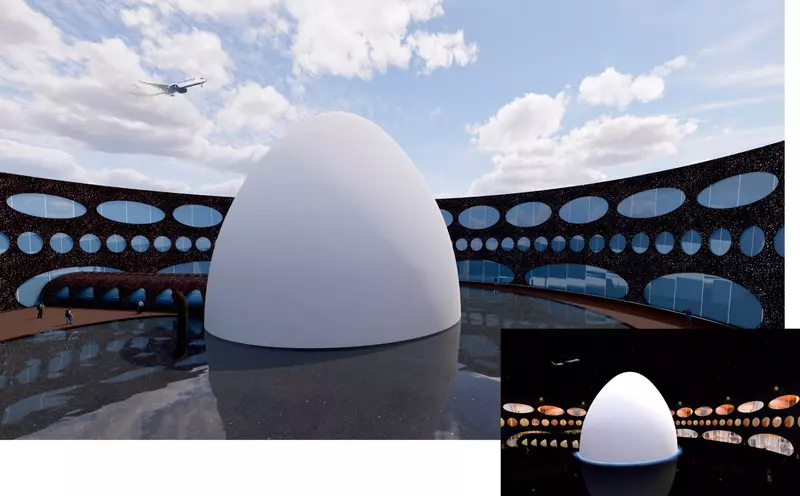 Картинка #3 для статьи «архитекутра: Ход строительства нового аэровокзального комплекса в Елизово Камчатского края»