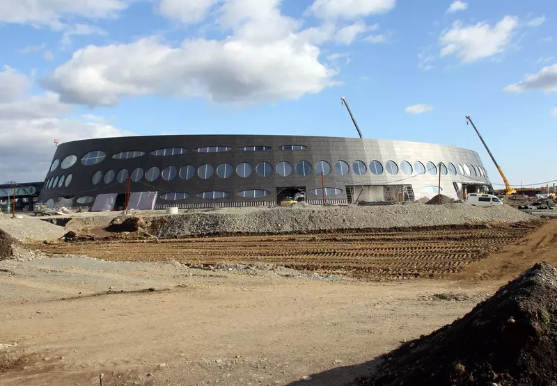 Картинка №7 для статьи «Ход строительства нового аэровокзального комплекса в Елизово Камчатского края»