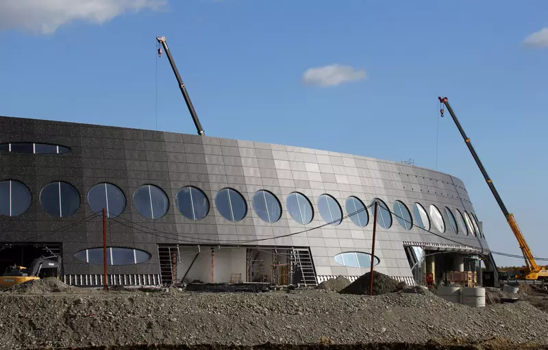 8 для новости «Ход строительства нового аэровокзального комплекса в Елизово Камчатского края»