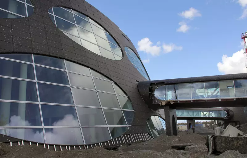 Картинка №13 для поста «Ход строительства нового аэровокзального комплекса в Елизово Камчатского края»