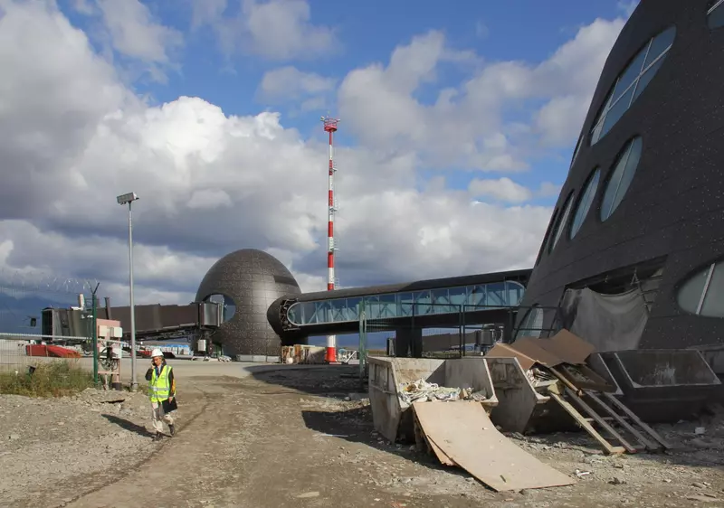 Картинка 12 для публикации «Ход строительства нового аэровокзального комплекса в Елизово Камчатского края»