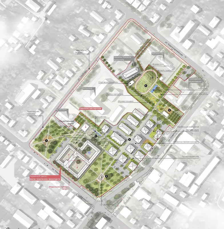 Изображение 3 для «архитектура: Благоустроен исторический центр Белебея в Башкирии»