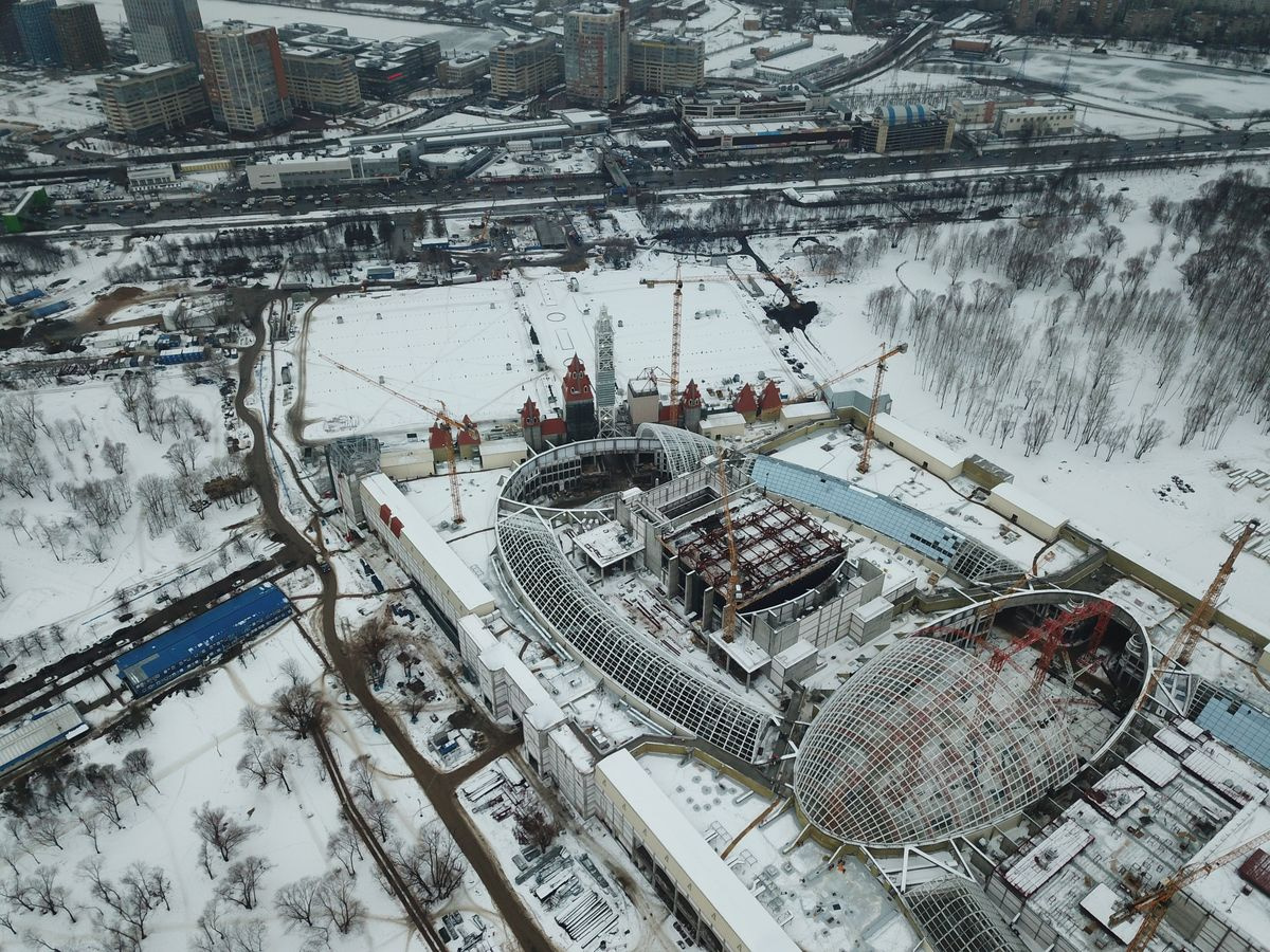 остров мечты в москве зимой