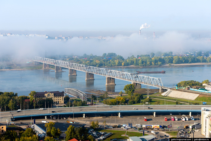 Центральный мост новосибирск фото