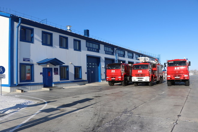 В Приамурье появилась уникальная пожарная часть для защиты важного объекта (видео)