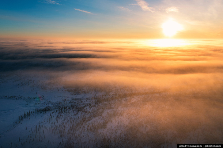 природа красноярского края, эвенкия, зима