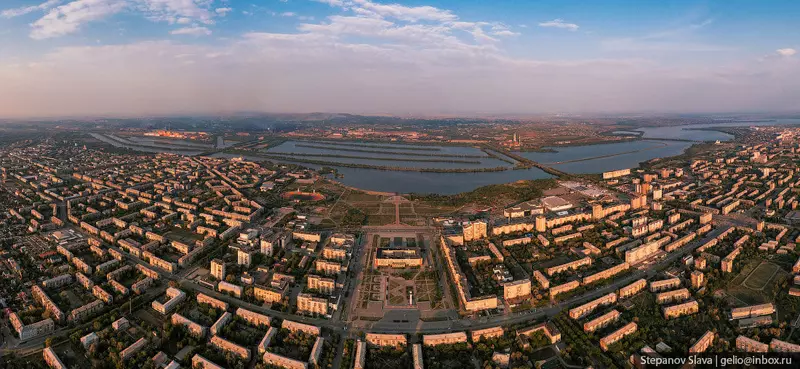 Иллюстрация 41 для поста «Магнитогорск с высоты столица чёрной металлургии России»