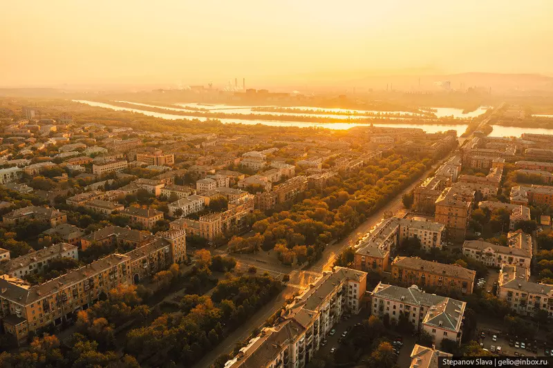 Картинка №16 для «Магнитогорск с высоты столица чёрной металлургии России»