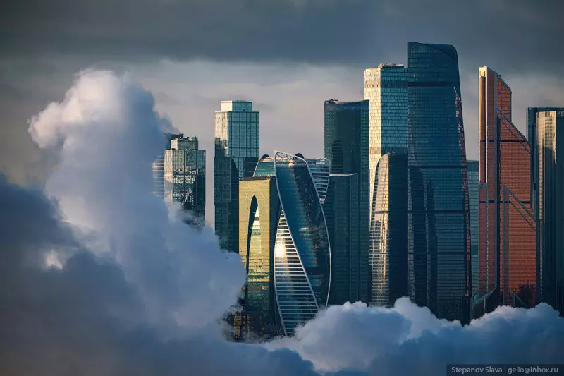 Фото 4 для поста «Зимняя Москва с высоты»