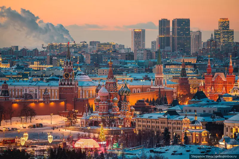 Изображение 8 для поста «Зимняя Москва с высоты»