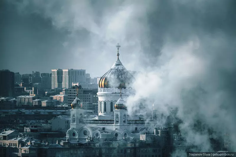 Фото #14 для поста «Зимняя Москва с высоты»