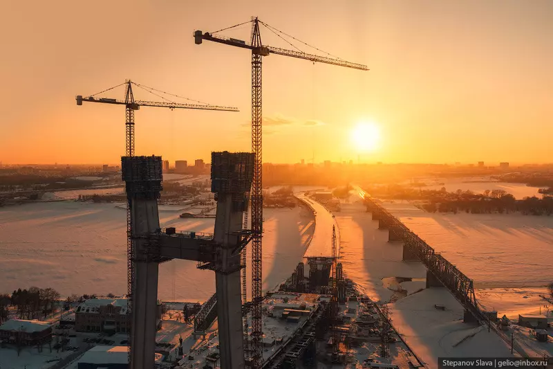 Центральный мост в Новосибирске готовность 60