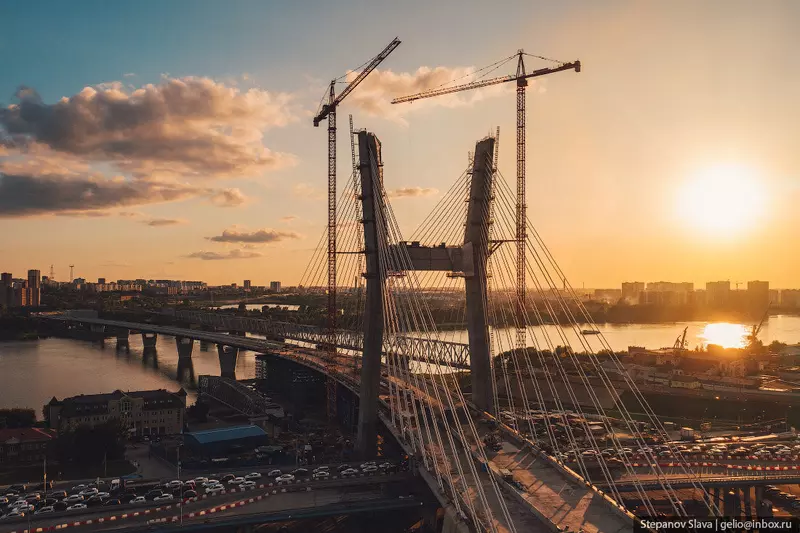 Иллюстрация №35 для новости «Ход строительства моста в Новосибирске»