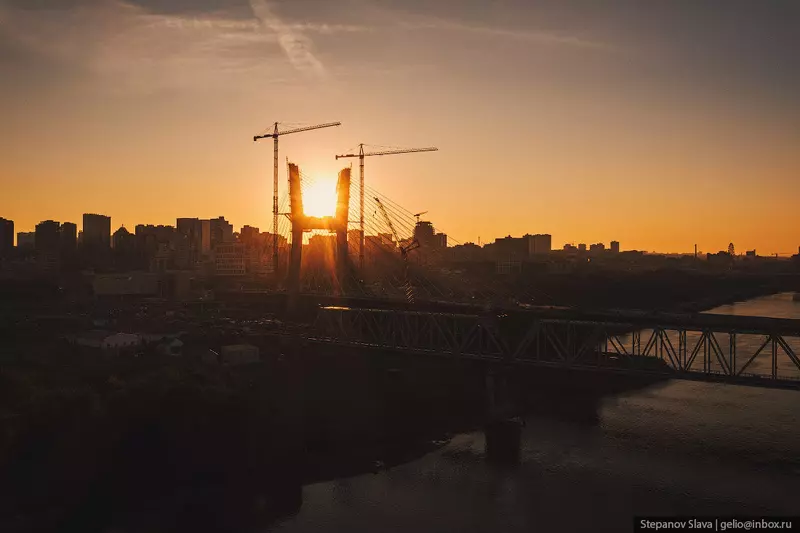 Фото #30 для поста «Ход строительства моста в Новосибирске»