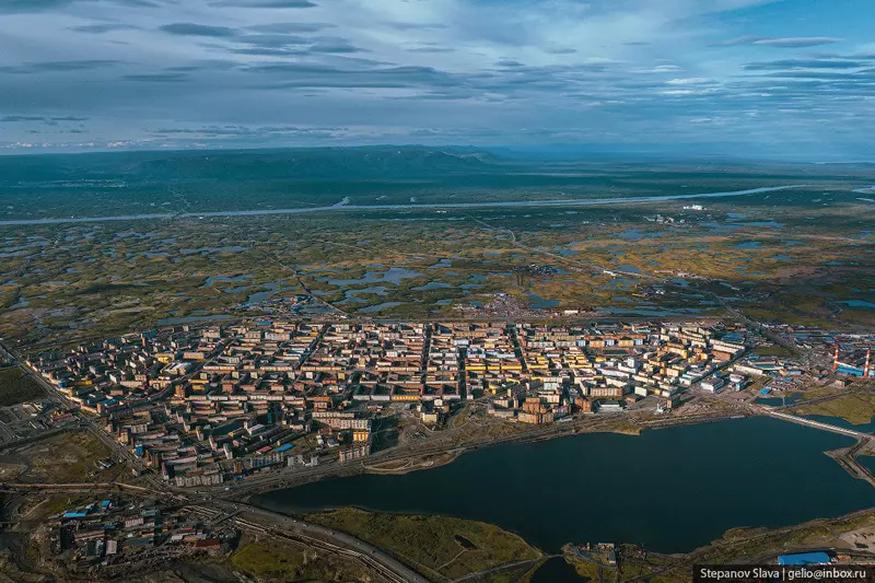 Фото #2 для новости «норильск: Летний Норильск с высоты»