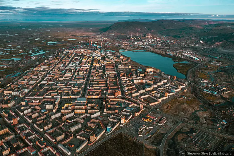 Картинка #14 для статьи «Летний Норильск с высоты»