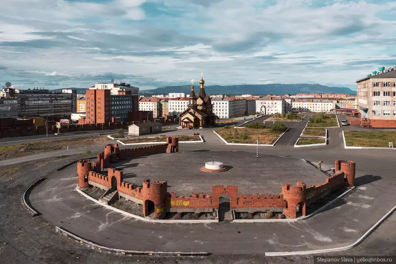 19 для публикации «Летний Норильск с высоты»