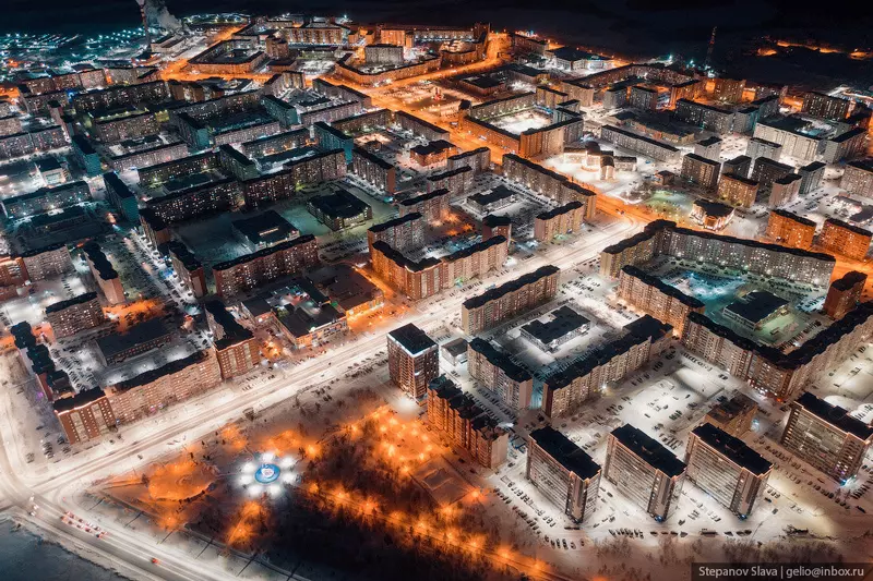 Картинка 37 для поста «Новый Уренгой газовая столица России с высоты»