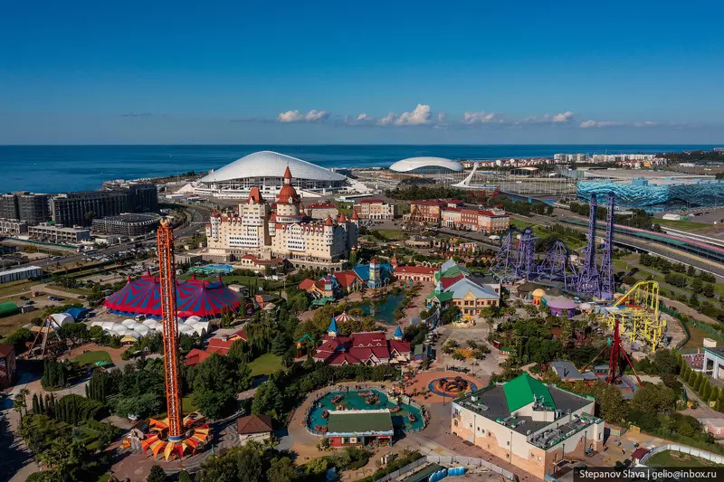 Картинка №18 для поста «Олимпийский парк в Сочи стадионы и аттракционы на берегу моря»