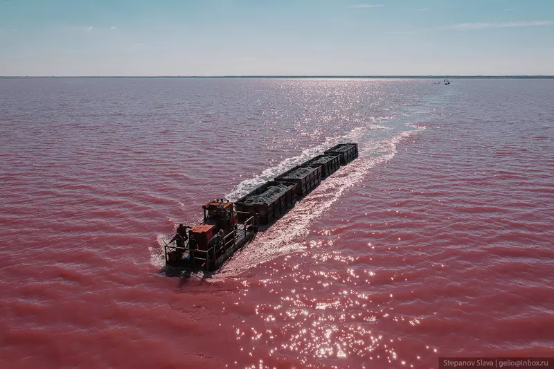 Изображение 2 для статьи «бурсоль: Бурсоль как добывают соль в розовом озере Алтайского края»