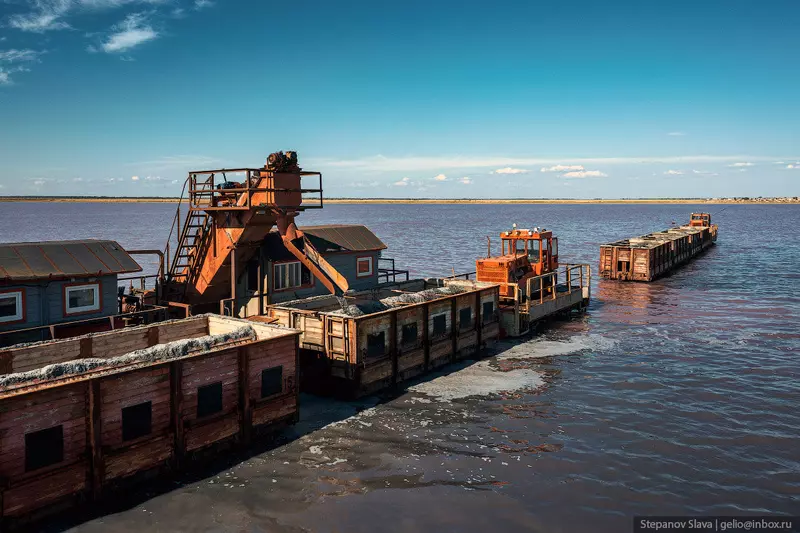 #5 для новости «соль: Бурсоль как добывают соль в розовом озере Алтайского края»