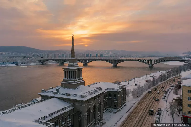 Картинка 3 для публикации «Зимний Красноярск самый восточный миллионник России»