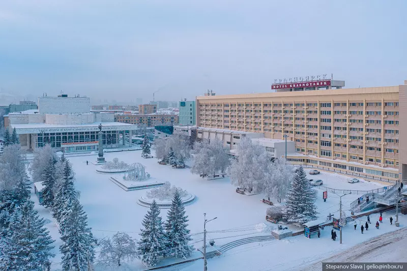 Фото №11 для поста «Зимний Красноярск самый восточный миллионник России»