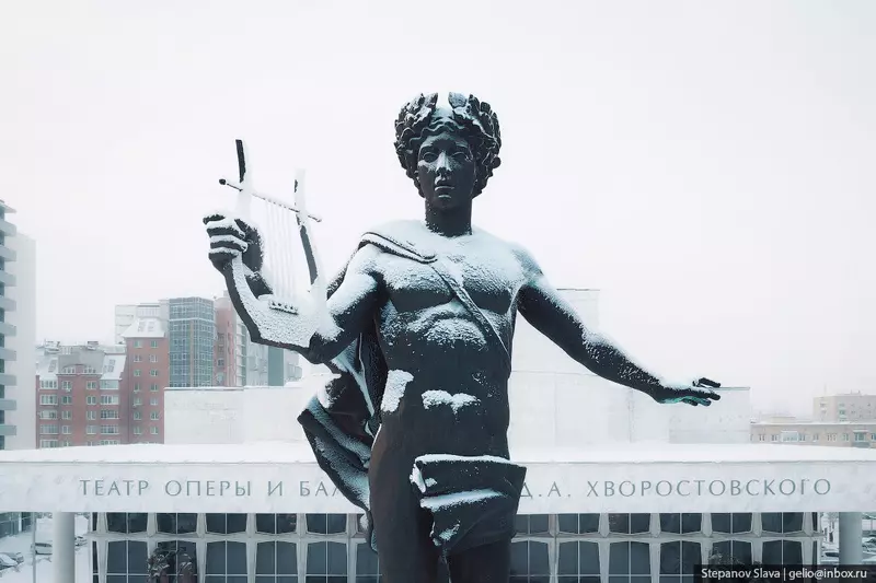 Фото #12 для новости «Зимний Красноярск самый восточный миллионник России»