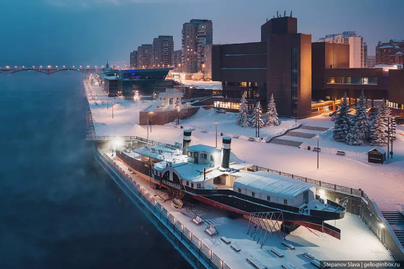 Изображение 21 для поста «Зимний Красноярск самый восточный миллионник России»