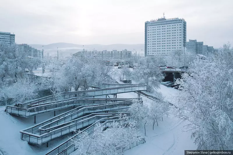 #40 для публикации «Зимний Красноярск самый восточный миллионник России»