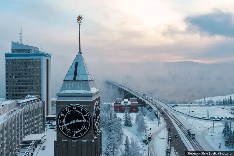 Фото #58 для новости «Зимний Красноярск самый восточный миллионник России»