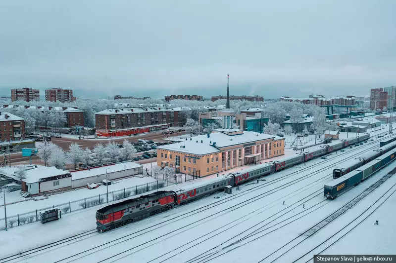 Картинка №43 для «Сыктывкар с высоты столица республики Коми»
